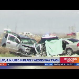 1 dead, 4 hurt in Palmdale crash