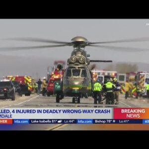 1 killed, 4 injured in head-on crash in Antelope Valley