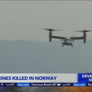 4 Marines die in Norway Osprey crash during NATO drill