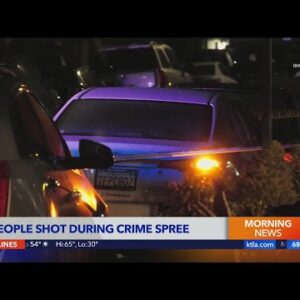 3 shot in Long Beach crime rampage that involved shootings, carjackings, kidnapping and ended in Car