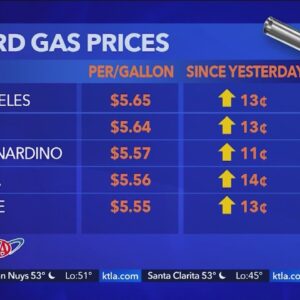 Newsom wants to send money to Californians to help with record-high gas prices