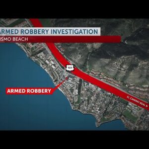Armed robbery investigation underway in Pismo Beach