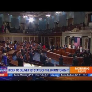 Biden to deliver 1st State of the Union tonight