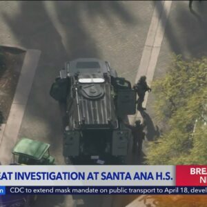 Bomb threat reported at Santa Ana High School