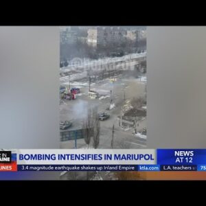 Bombing intensifies in Mariupol