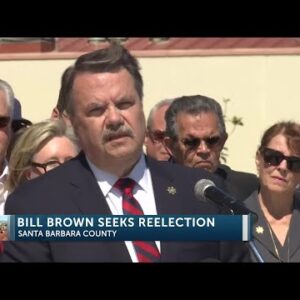 Bill Brown officially kicks off re-election campaign for Santa Barbara County Sheriff