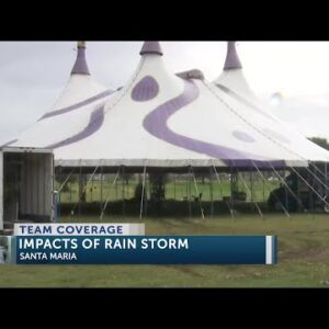 Circus located in Santa Maria drainage basin forced to leave early due to rainstorm