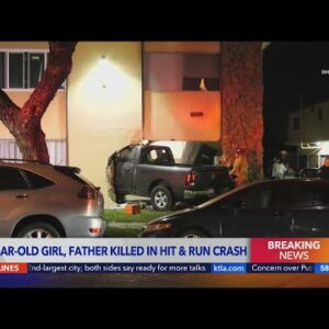 Man, 3-year-old daughter killed inside Long Beach apartment when truck crashes into building