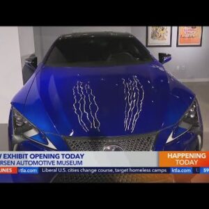 Famous cars on display at Petersen Automotive Museum
