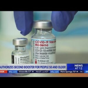 FDA authorities 2nd booster for people 50 and older