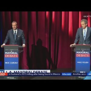 Five leading candidates for L.A. Mayor square off in USC debate