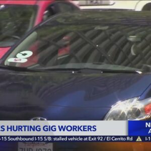 Gas prices are hurting gig workers