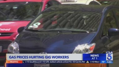 Gas prices are hurting gig workers