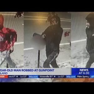 Highland robbers steal from elderly man as he walks in his neighborhood