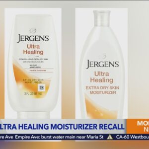 Jergens Ultra Healing Moisturizer bottles recalled after possible bacteria contamination