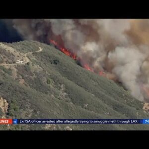 Jim Fire continues to burn in Cleveland National Forest