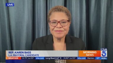 Karen Bass discusses L.A. mayoral campaign