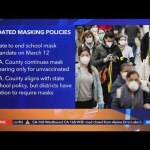 L.A. County aligns with state on new school masking policy