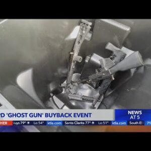 LAPD hosts 'ghost gun' buy-back event