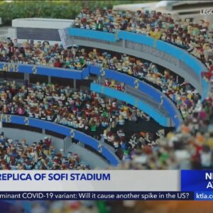 Lego SoFi Stadium debuts at Legoland