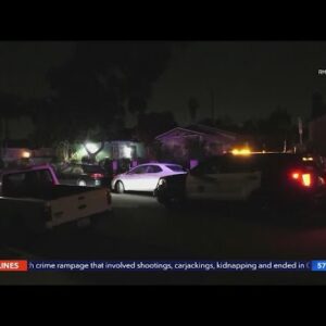 Long Beach crime spree ends in Carson hostage situation