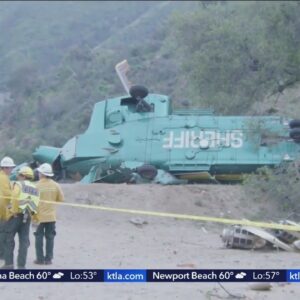 Multiple injuries in LASD chopper crash