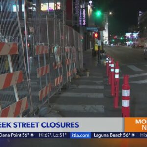 Oscar week street closures