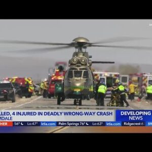 Palmdale crash kills 1, injures 4