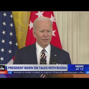 President Biden on Ukraine-Russia talks
