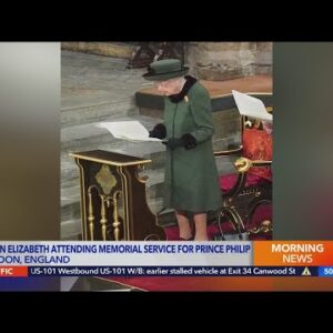 Queen Elizabeth attending memorial service for Prince Philip