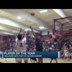 Tyler Williams named CIF-SS Division 3A boys basketball Player of the Year