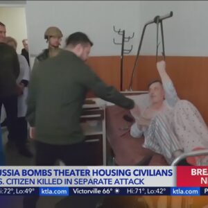 Rescuers search for survivors in blasted Ukraine theater