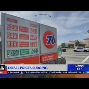 Rising diesel prices could affect wide array of goods and services