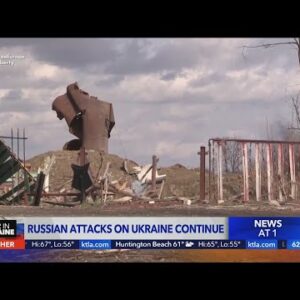 Russia bombards areas around Kyiv despite pledge to scale back