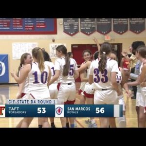 San Marcos win first ever State Playoff game in girls basketball