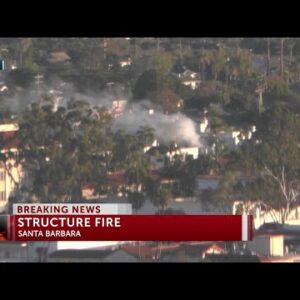 Santa Barbara City firefighters respond to downtown structure fire