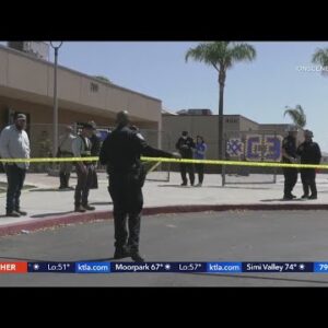 Several injured after car crashes into Perris school building