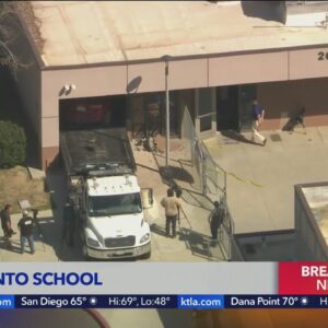 Several injured after vehicle crashes into school building