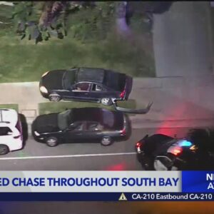 Slow-speed pursuit in South Bay