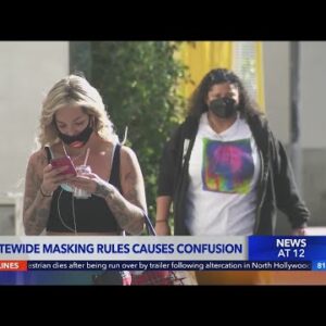 Statewide masking rules cause confusion