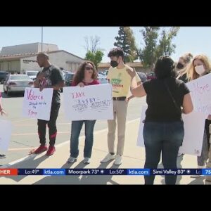 Students, parents protest safety conditions at Cerritos High School