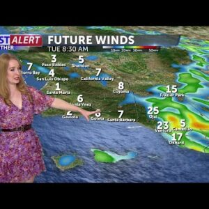 Tuesday morning forecast March 22nd