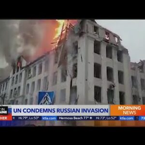 U.N. condemns Russian invasion