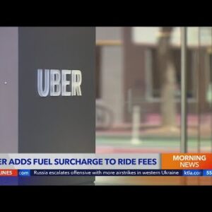 Uber adding fuel surcharge to ride fees