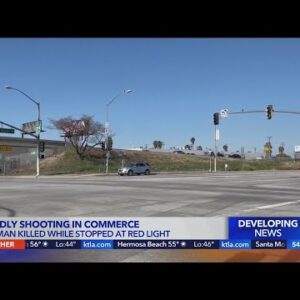 Woman fatally shot while stopped at red light in Commerce