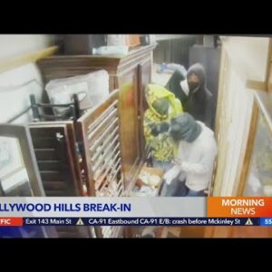 5 sought in Hollywood Hills break-in