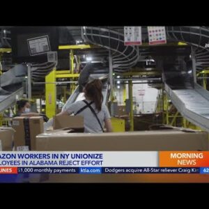 Amazon workers in NY unionize