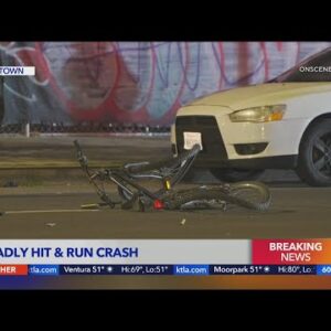 Bicyclist killed by driver of stolen vehicle in Koreatown
