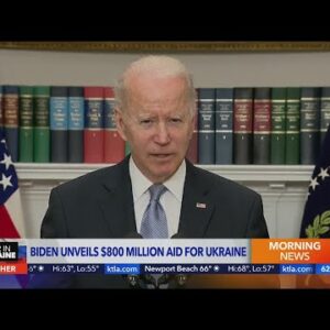 Biden pledges additional $800M in military assistance for Kyiv