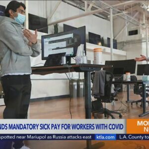 CA mandatory sick pay extended for workers with COVID